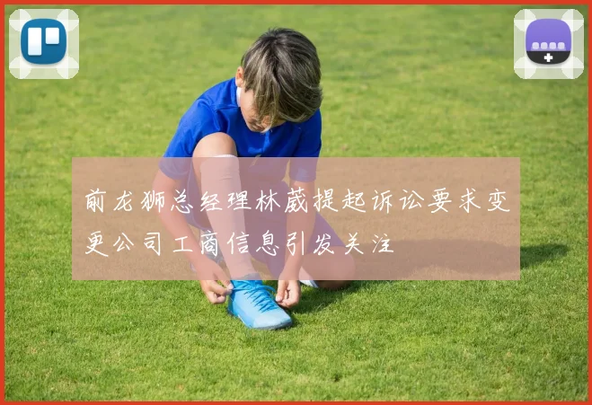 前龙狮总经理林葳提起诉讼要求变更公司工商信息引发关注