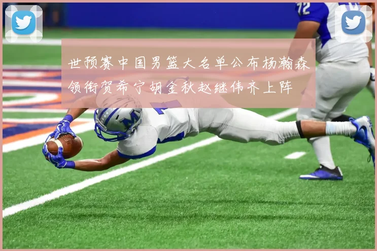 世预赛中国男篮大名单公布杨瀚森领衔贺希宁胡金秋赵继伟齐上阵